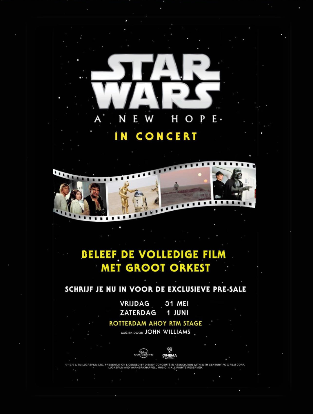 Star Wars: A New Hope in Concert | 31 mei & 1 juni 2024